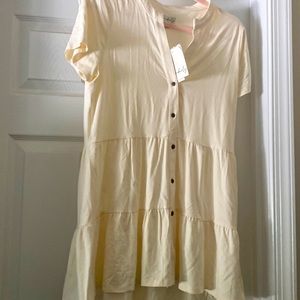 Cream tunic medium